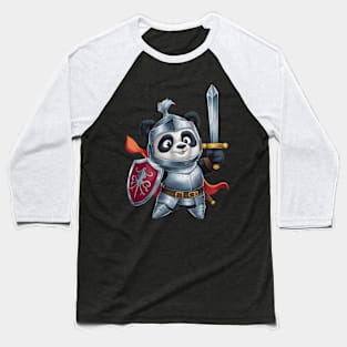 Knight Panda - Valiant Defender - Medieval Warrior Panda Tee Baseball T-Shirt